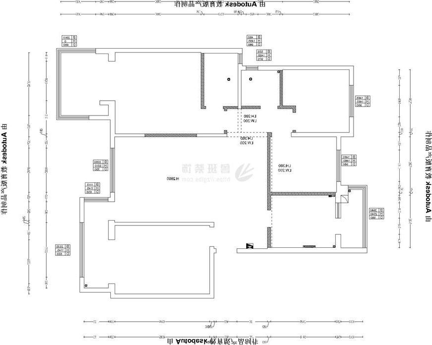 保利心语花园,现代轻奢风格,户型图